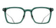 TRANSPARENT BOTTLE GREEN BRUSHED SILVER BGN-BS / 49