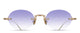 BRUSHED GOLD & BLUE GRADIENT  BG / 47