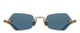 BRUSHED GOLD - NAVY & BLUE GREY  BG-NVY / 50