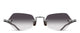 BRUSHED SILVER - BLACK & GREY GRADIENT BS-BLK / 50