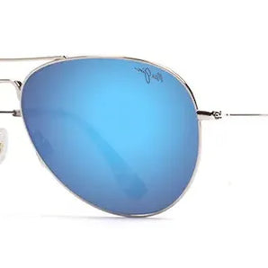 Maui Jim Hawall Mavericks 
Silver Blue B264-17 Sunglasses, Size 60 Dayal Opticals