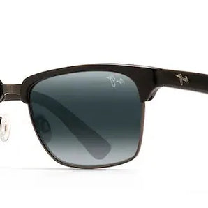 Maui Jim Kawika Black Gloss & Antique Pewter 257-17C
 Sunglasses, Size 54 Dayal Opticals