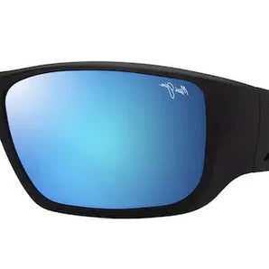 Maui Jim Keha Matte Black Blue B663-02
 Sunglasses, Size 62 Dayal Opticals
