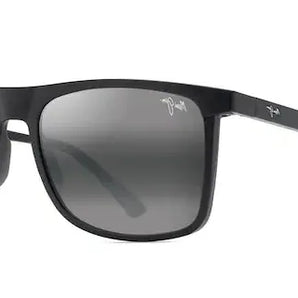 Maui Jim Makamae 619-02 Matte Black Grey Sunglasses Size 56 Unisex Polarized - Dayal Opticals
