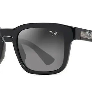 Maui Jim Maluhia GS643-14 sunglasses, size 52, shiny black & light grey – Dayal Opticals