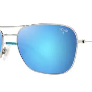 Maui Jim Naauao
Shiny Silver Blue   B675-17B
 Sunglasses, Size 58 Dayal Opticals