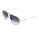 PLATINUM PLATED TITANIUM & BLUE & GREY  P-Z60 / 64