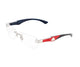 PALLADIUM PLATED RASPBERRY RED BEM PA-WDG-Z25 / 56