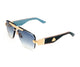 MELLOW GOLD PLATED DEEP TEAL LIGHT BLUE  MG-WEU-M10 / 62