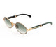 MELLOW GOLD PLATED & BLACK LACQUER GREEN  MG-B-HBX-Z66 / 53