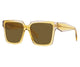 OCHER/CRYSTAL GREY & BROWN 14I01T / 56