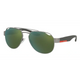 GUNMETAL & LIGHT GREEN   DG13C0 / .