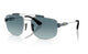SILVER & BLUE GRADIENT GREY F1383M / 58