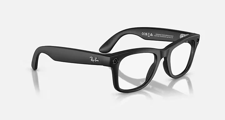 RAY BAN META 4006 WAYFARER MATTE BLACK TRANSITION GRAPHITE GREEN