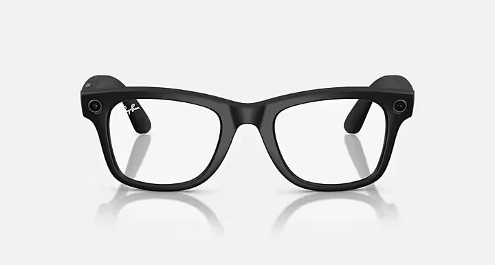 RAY BAN META 4006 WAYFARER MATTE BLACK TRANSITION GRAPHITE GREEN