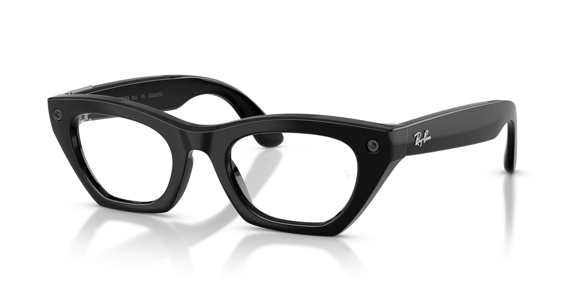 Ray Ban Meta_4015_601/1M_Shiny Black Clear_Size_49 Dayal Opticals