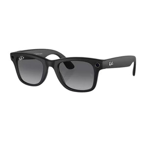 Ray-Ban Meta 4008 Matte Black Polar Gradient Graphite Smart Glasses - Dayal Opticals 
