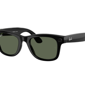 Ray-Ban Meta 4012 Shiny Black smart glasses with G15 Green lenses Dayal Opticals