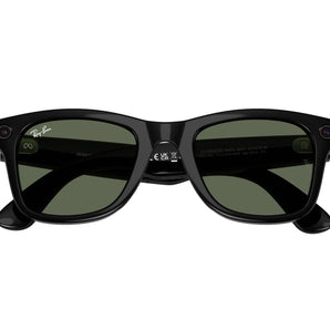 Ray-Ban Meta 4012 Shiny Black smart glasses with G15 Green lenses – Dayal Opticals
