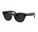 SHINY BLACK CLEAR/GRAPHITE GREEN TRANSITIONS  601/1M / 52