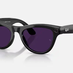 RAY BAN META 4014 SHINY BLACK TRANSITION AMETHYST