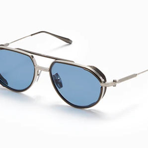 Akoni Sky Racer  Brushed Silver Aks511-C Size 54, Sunglasses - Dayal opticals  