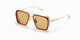 BRUSHED WHITE GOLD & CRYSTAL BROWN   AKS510-C / 58