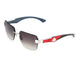 PALLADIUM PLATED RASPBERRY RED  PA-WDG-M11 / 59