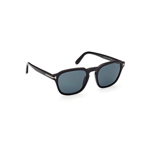Tom Ford 0931 01V Shiny Black & Blue  Sunglasses, Size 52 – Dayal Opticals
