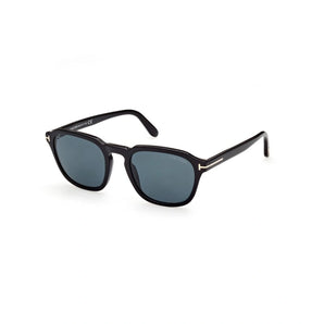 Tom Ford 0931 01V Shiny Black & Blue  Sunglasses, Size 52 – Dayal Opticals