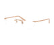 ROSE GOLD & CLEAR 1412 / 55
