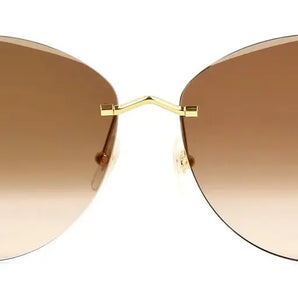 Cartier 0398S shiny gold 002 sunglasses,  size 62  - Dayal Opticals Indi