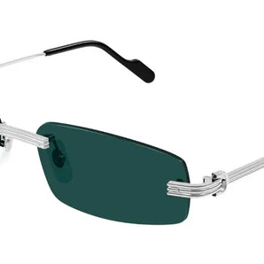 Cartier 0535S silver & green 002 sunglasses,  size 57  - Dayal Opticals India          