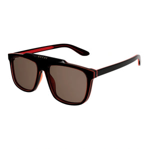 Gucci 1039S Black & Red Brown 003 Size 58, Sunglasses - Dayal Opticals