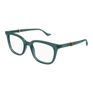 Gucci 1497O Green & Transparent 003 Size 50,  Frame - Dayal Opticals
