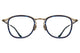 BLUE DEMI & BRUSHED GOLD   BLD-BG / .