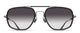 BRUSHED SILVER - MATTE BLACK   BS-MBK / 55