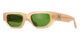 SHINY BEIGE CRYSTAL & GREEN  1755 / 52