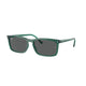 TRANSPARENT GREEN & DARK GREY     6615B1 / 56
