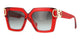 SHINY GOLD & RED CRYSTAL  VLS-107-D / 55