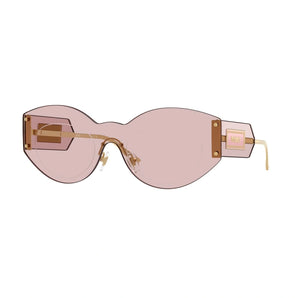 Versace 2276 Geometric Rim Less Sunglasses