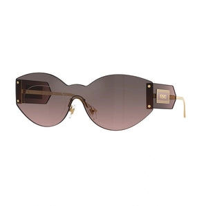 Versace 2276 Geometric Rim Less Sunglasses