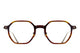 LIGHT BROWN STRIPE & BRUSHED PALE GOLD  LBS-BPG / .