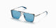 BRUSHED BLACK PALLADIUM - SILVER - BLUE   AKS203B / 58