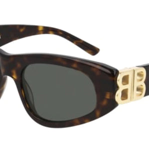 Balenciaga 0095S Havana 002 Sunglasses, Size 53 – Dayal Opticals