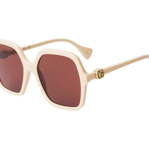 Gucci 1072S Ivory 004 Size 56, Sunglasses - Dayal Opticals