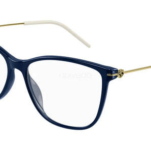 Gucci 1272O Blue Gold Transparent 003 Size 53 , Frame - Dayal Opticals
